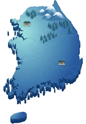 대한민국 지도